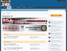 Tablet Screenshot of dartplayer.net